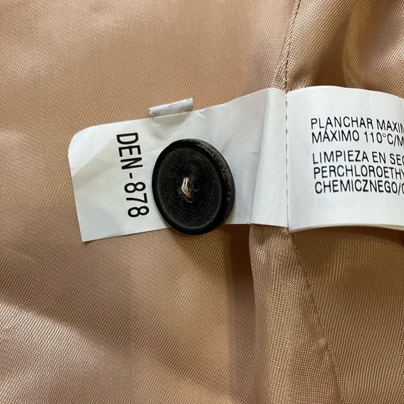 Dusty Pink Long Wool Zara Coat - Picture 5 of 5